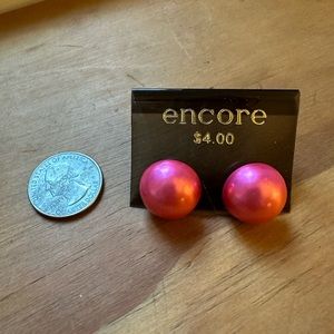 Vintage pink earrings